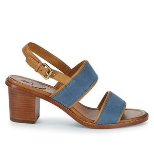 Frye Brielle Suede Leather Slingback Sandals